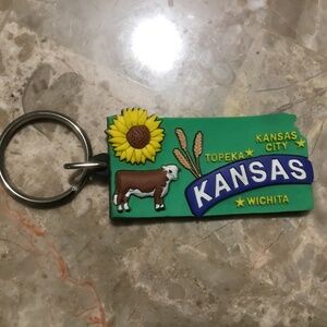 State of Kansas Key Chain